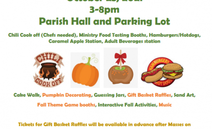 Save the Date October 23rd Fall Festival