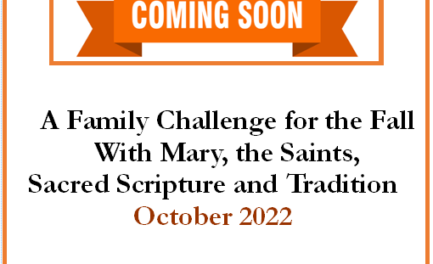 Family Fall Challenge Coming Soon!