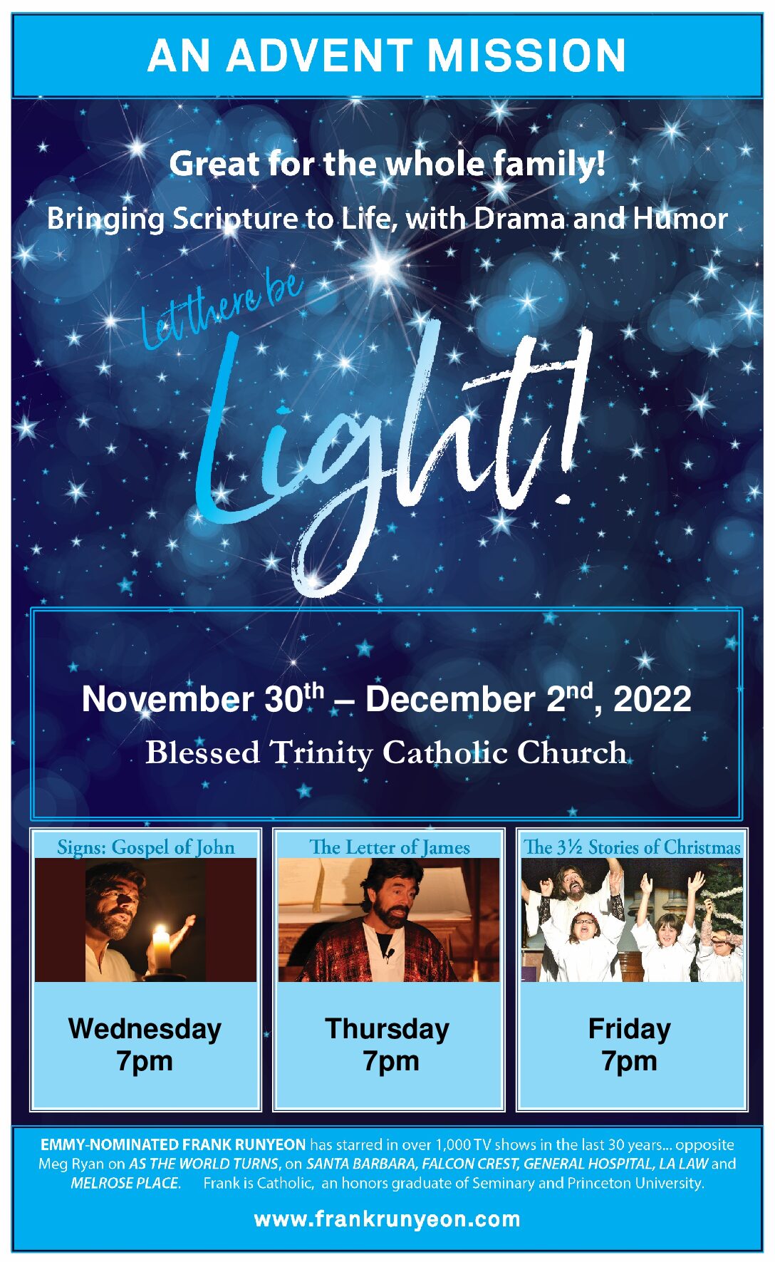 Save the Dates for our Advent Parish Mission!