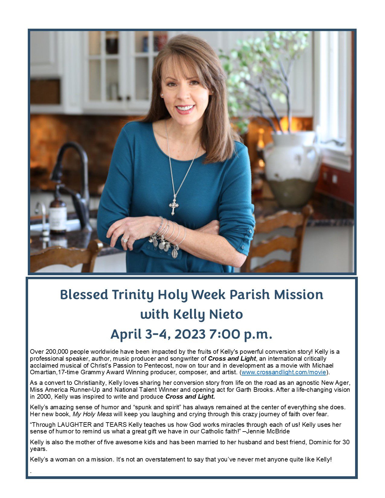 Save the Date for our Holy Week Parish Mission April 3-4, 2023